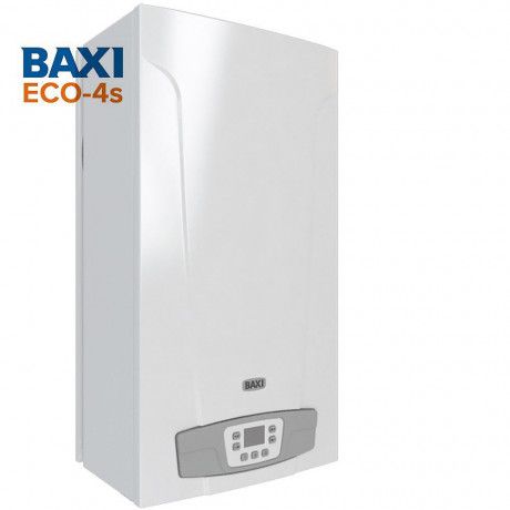 Котел газовый двухконтурный 24 кВт ECO-4S  BAXI atmo - интернет-магазин сантехники Сандеталь