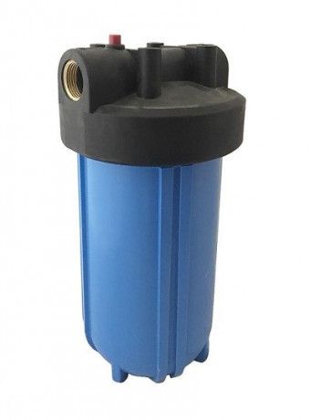 Фильтр-колба 1" для воды (SL10-ВВ) Big Blue синий, BIO+system - интернет-магазин сантехники Сандеталь