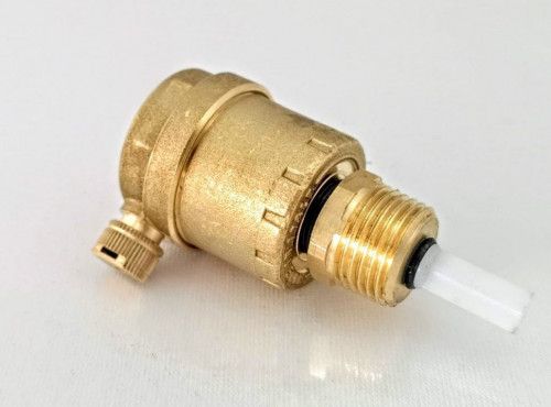 Автомат спуска воздуха 1/2" с клапаном,  Giacomini - интернет-магазин сантехники Сандеталь