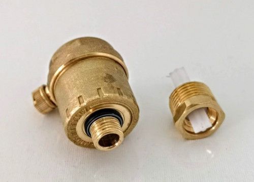 Автомат спуска воздуха 1/2" с клапаном,  Giacomini - интернет-магазин сантехники Сандеталь