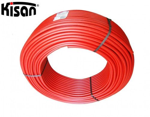 Труба металлопластиковая Ø16х2.0 мм, красная (PE-RT)  KISAN - интернет-магазин сантехники Сандеталь