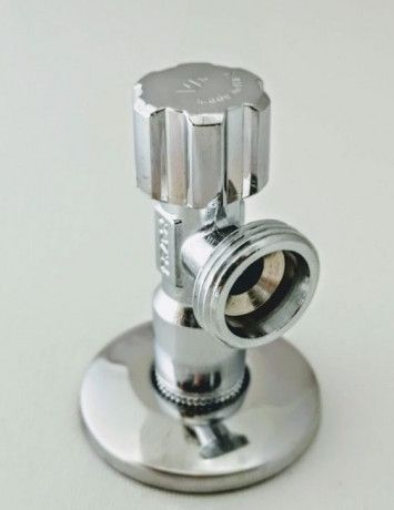 ALBERTONI Кран угловой вентильный 1/2"х3/4"  - интернет-магазин сантехники Сандеталь