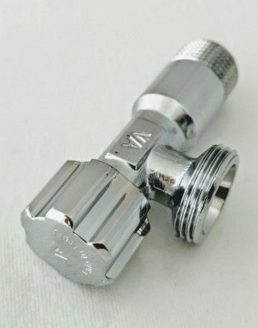ALBERTONI Кран угловой вентильный 1/2"х3/4"  - интернет-магазин сантехники Сандеталь