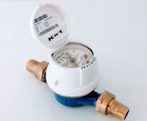 Счетчик воды (водомер) 1/2" (UA КК-12 R100)  для холодной воды, BAYLAN - интернет-магазин сантехники Сандеталь