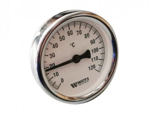 Термометр (0-120°С) заднего подключения  WATTS - интернет-магазин сантехники Сандеталь