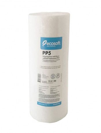 Картридж полипропилен  10"  (5 мкм)  для колбфы BB10" ( PP5)  Ecosoft - интернет-магазин сантехники Сандеталь