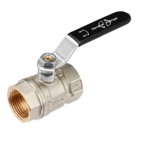 GF Кран шаровый  3/4" ВВ, pn25, длинная ручка, Standart - интернет-магазин сантехники Сандеталь